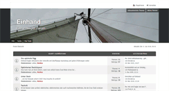 Desktop Screenshot of einhand.de