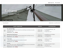 Tablet Screenshot of einhand.de